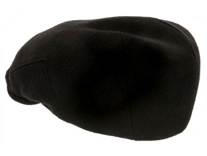 Zimní vlněná černá pánská bekovka  - driver cap od CTH Ericson
