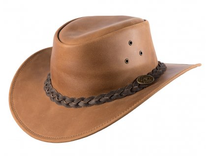 Australský klobouk kožený - Wigan