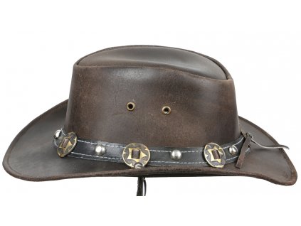 Australský klobouk kožený - CONCHO SCIPPIS