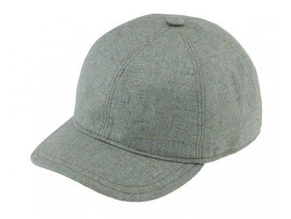 Luxusni hedvábná zelená kšiltovka s krátkým kšiltem - Baseball Cap (UV filtr 50, ochranný faktor)