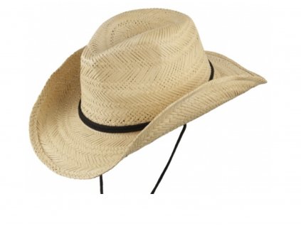 Slaměný letní westernový klobouk - Cattleman