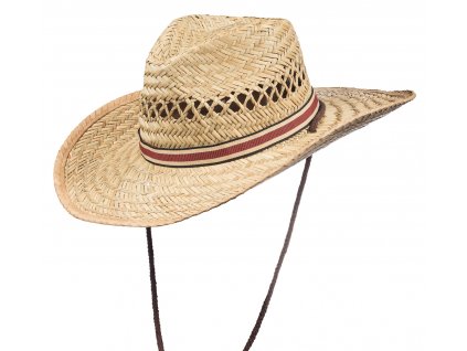 Slaměný letní westernový klobouk - JOE