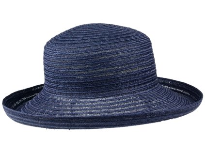 Dámský modrý klobouk Isabella - tvarovatelná krempa