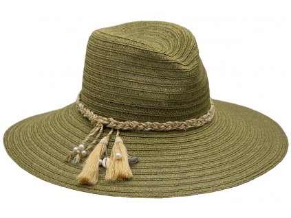 Dámský zelený letní klobouk - Mayser Hilary