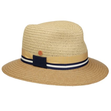Dvoubarevný dámský klobouk Fedora -  Mayser Nane