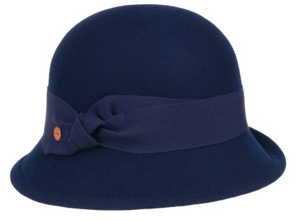 Dámský modrý Cloche klobouk  - Nanni