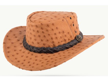 Australský klobouk kožený - OSTRICH