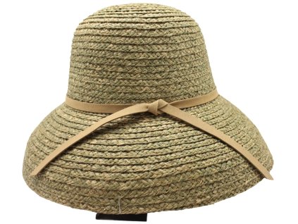Dámský letní klobouk - nemačkavý letní klobouk s větší krempou