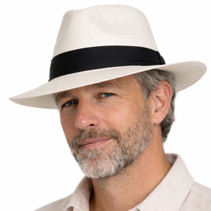 SCIPPIS Mineo – letní klobouk v panamském stylu s ripsovou stuhou