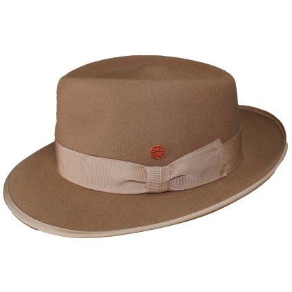 Béžový klobouk Fedora Bogart - Mayser Mio