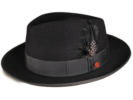 Černý klobouk Fedora - Mayser Jannes
