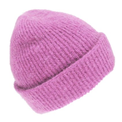 Mohérová růžová čepice Fiebig