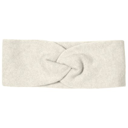 Dámská béžová kašmírová zimní čelenka - Fiebig