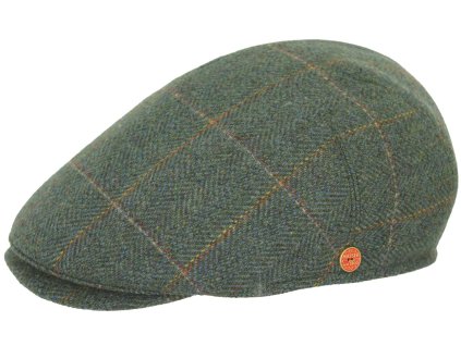 Pánská zimní zelená tweedová bekovka - Mayser -  Sidney Harris Tweed