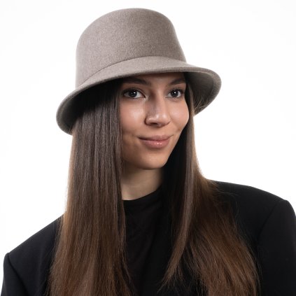Dámský nemačkavý béžový klobouk  - Susanne