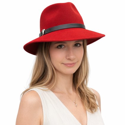 Dámský luxusní klobouk z králičí plsti - Leonie