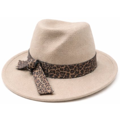 Dámský trilby béžový zimní klobouk Petra - Mayser Limitovaná kolekce