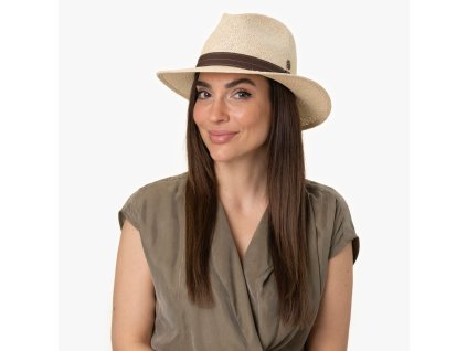 Luxusní panamský klobouk Fedora - Mayser Andrew Santos