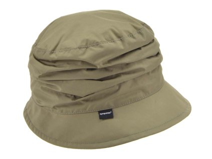 Dámský nepromokavý Outdoor klobouk - olivový Sympatex - Bucket Hat - Seeberger