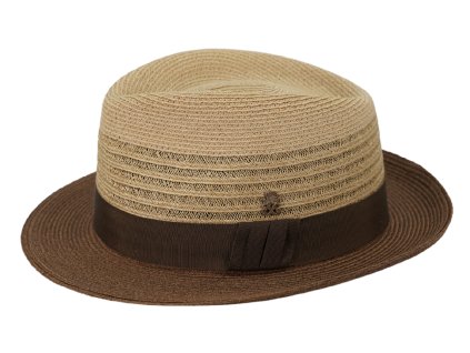 Hnědo béžový crushable (nemačkavý) letní klobouk Trilby - Mayser Pablito, Limitovaná kolekce