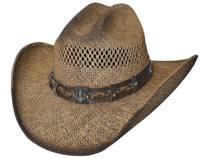 Out of the Range – westernový klobouk z Toyo Straw, pecan