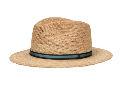 Borsalino Argentina – Skládací klobouk z háčkované rafie s širokou krempou