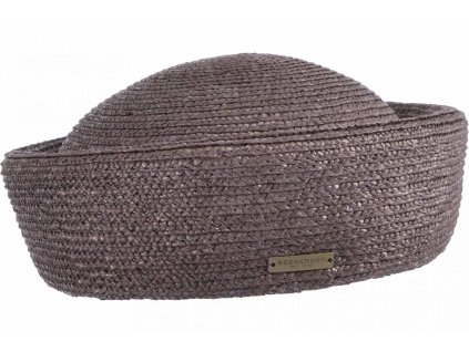 Dámský slaměný klobouček Seeberger – taupe (šedobéžový)