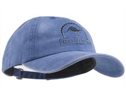 Australská světle modrá kšiltovka z seprané bavlny - CANVAS CAP