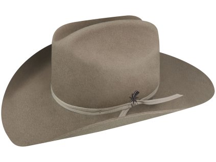 Stampede – tradiční americký taupe westernový klobouk 2x