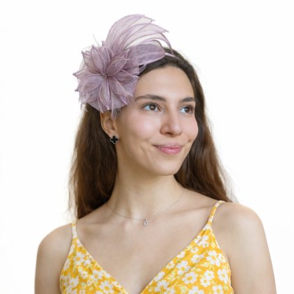 Fascinátor - ametyst