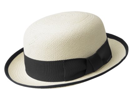 Pánský panamský klobouk Bailey Chaplin Bowler Media Bleach