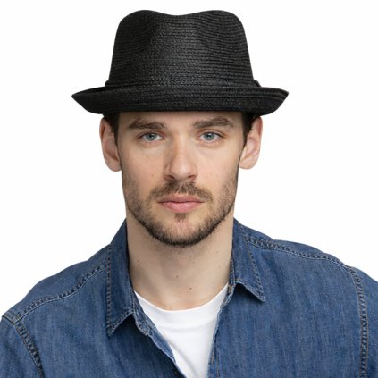 Pánský černý letní klobouk - Bailey Billy