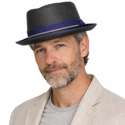 Pánský letní klobouk pork pie  - Bailey Carver