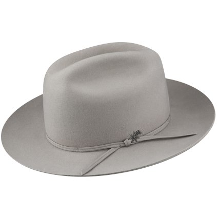 Bailey® Claypool Silverbelly – westernový fedora klobouk z pravé vlny