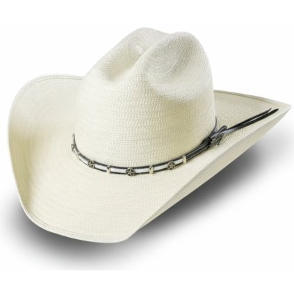 Slaměný western klobouk - Stars and Stripes - Bridger