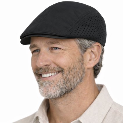 Sportovní černá letní bekovka Thermotrol – prodyšná