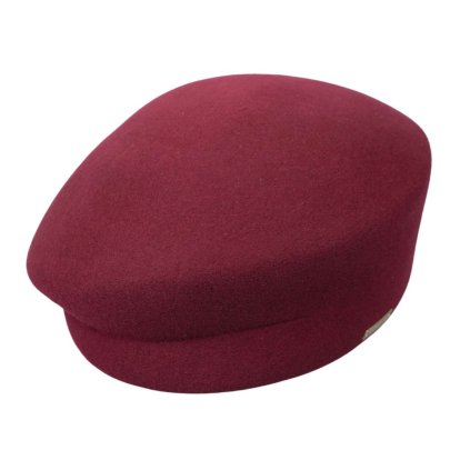 Dámská bordo plstěná lodička - plstěný baret -  Seeberger