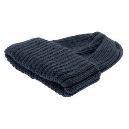 Zimní modrá unisex čepice CTH Ericson -  100 % vlna - Nelson Denim Blue