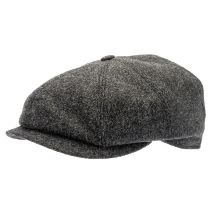 Vlněná bekovka(ušní klapky) 8-panel od CTH Ericson - Aaron Moon Shetland Graphite