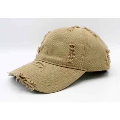 Béžová kšiltovka z bavlny - Baseball Cap