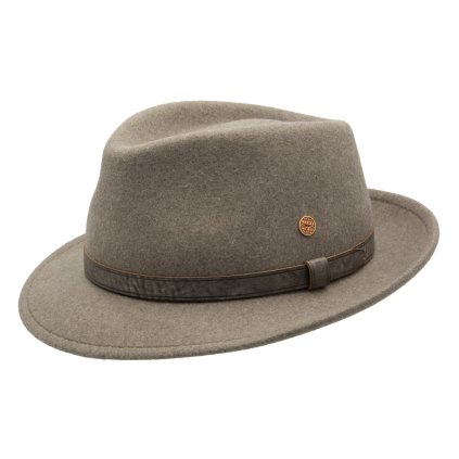 Béžový klobouk trilby Mayser - Maleo Mayser