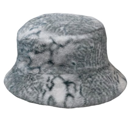 Luxusní chlupatý šedý bucket hat Philippa -  Mayser