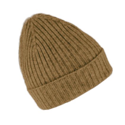 Kašmírová koňaková unisex čepice Fiebig