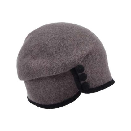 Dámská zimní čepice Seeberger s knoflíky