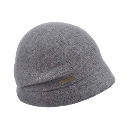 Dámský klobouček z plstěné vlny – světlo šedý | Seeberger