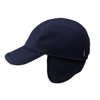 Pánská zimní modrá kšiltovka - Mayser Tino  (ušní klapky) - vlna a  SympaTex®