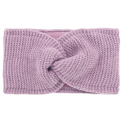 Dámská zimní čelenka - Fiebig Lilac
