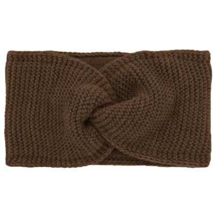 Dámská zimní čelenka - Fiebig Brown