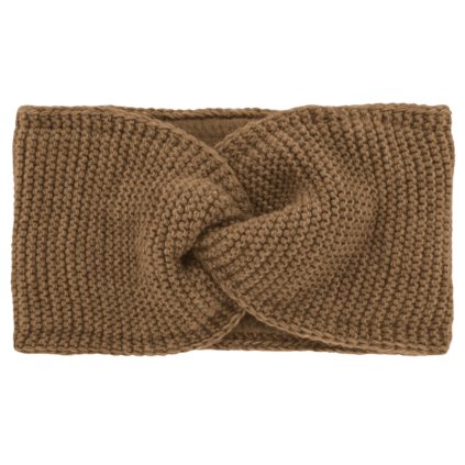 Dámská zimní čelenka - Fiebig Cognac