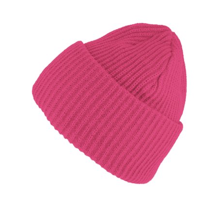 Objemná pletená zimní čepice - Fiebig Fuchsia